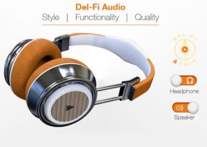 Del-Fi Audio Headphones Are Also Bluetooth Speakers