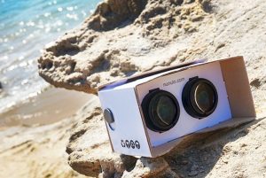 Nunulo Cardboard VR Headset Includes Adjustable Lenses