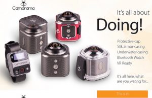 Cameraman 4K Virtual Reality Action Camera