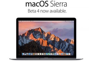MacOS Sierra Beta 4