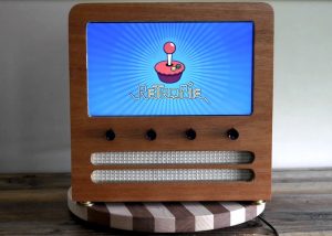 Wooden Retro Arcade Cabinet