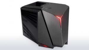 Ideal for gamers who want to stay competitive no matter where they play, the IdeaCentre Y710 Cube comes with a built-in carry handle for easy transport between gaming stations. Housed sleekly within a new, compact cube form factor weighing only 7.4 kg, it features up to NVIDIA®’s latest GeForce® GTX 1080 graphics, up to 6th Gen Intel® Core™ i7 processor and up to 32GB of DDR4 RAM to handle today’s most resource-intensive releases. The IdeaCentre Y710 Cube lets players confidently handle 4K gaming, VR and high-quality streaming with massive computing capabilities in real time, as well as multitask between editing a spreadsheet and streaming a movie. The IdeaCentre Y710 Cube comes with up to lightning-fast Killer™ DoubleShot™ Pro Wi-Fi, Windows® 10 Home, up to integrated Dolby Audio™ and up to 2TB HDD (hard disk drive) or up to 256GB SSD (solid state drive) storage, letting gamers enjoy their entire gaming libraries. For those who want even more control in their favorite games, the Cube also comes with the option of an integrated Xbox One™ Wireless receiver including one Xbox One Wireless controller. The receiver supports up to eight Xbox One controllers simultaneously for endless hours of gaming sessions with friends. Additionally, the system offers players the option to bundle peripherals like the Lenovo Y Series Gaming Mechanical Keyboard and Precision Mouse.