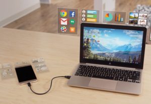 Android Smartphone Superbook Laptop Dock