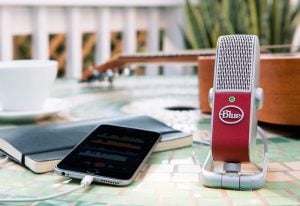 Blue Raspberry Portable Condenser Microphone