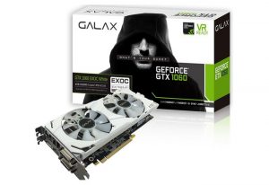 GALAX GeForce GTX 1060 6GB EXOC White Edition Graphics Card