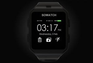 SOWATCH Autonomous Smartwatch And Fitness Tracker