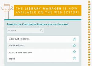 Arduino Library Manager Now Available Via Online Web Editor