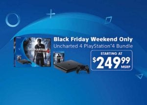PlayStation Black Friday Uncharted 4 PS4 Bundle