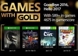 Xbox Live Games For January 2017