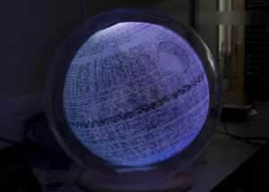 Awesome Raspberry Pi Death Star Vision Display