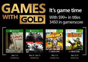 Free Xbox Live Games For March 2017