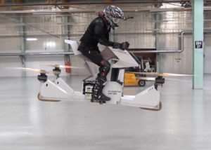 Hoversurf Scorpion-3 Hoverbike Demonstrated