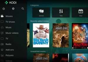 Kodi 17 Krypton Media Centre Software