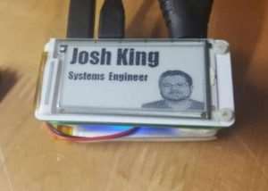 Raspberry Pi Zero PiE-Ink Name Badge