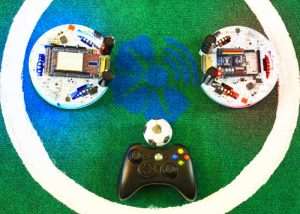 Soccer Playing Robots