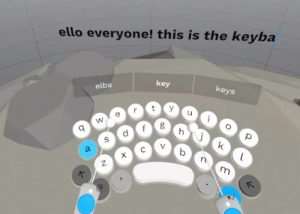 Virtual Reality PunchKeyboard