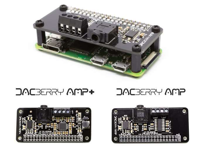 DACBerry Raspberry Pi Analog Soundcard And Amplifier