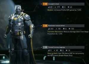 Injustice 2 Character Customisation