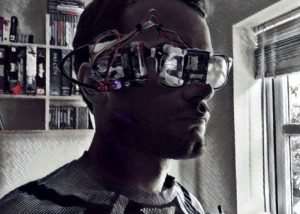 PiGlass Raspberry Pi Environmental Monitoring Glasses