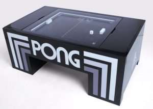 Play Atari PONG in your Coffee Table