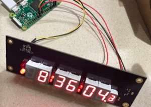 Raspberry Pi Zero W Desk Clock