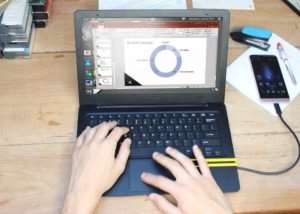 Mirabook Smartphone Laptop