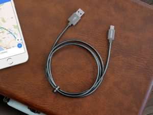 Toughlink MFi-Certified Metal Braided Lightning Cable: