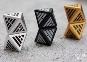 Unique BaGua Metal Binary Dice