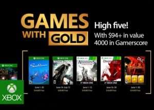 Free Xbox Gold Game For June 2017