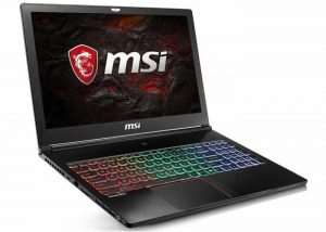 MSI GS63VR Gaming Laptop