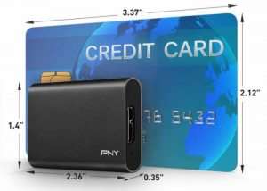 Tiny PNY ELITE Portable SSD
