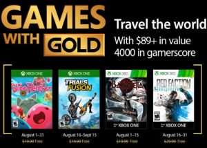 Free Xbox Games With Gold For August 2017