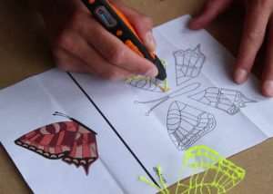 Hot Orange 3D Printing Pen