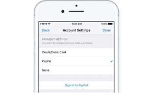 iTunes PayPal