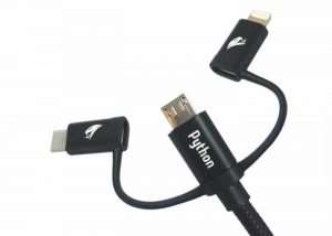 Rebel Tri-Connector Charging Cable