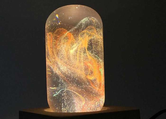 Unique E.P. Light Created Using Silicone And Paint