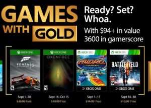 Xbox Live Gold Games September 2017