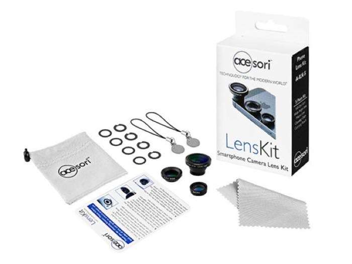 Acesori 5 Piece Smartphone Camera Lens Kit