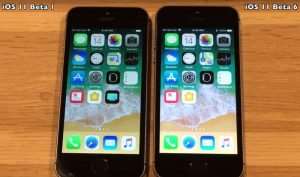 iOS 11 Beta 6 vs iOS 11 Beta 1