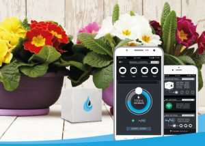 AquaFons Smartphone Controlled Wireless Plant Watering System