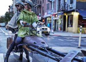 Star Wars Speeder Takes To The Streets Of New York For Halloween 2017