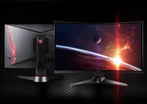 Curved gaming monitor