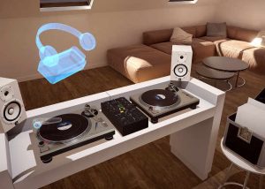 DJ In Virtual Reality With Vinyl Reality App