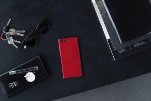 Red Sony Xperia XZ Premium