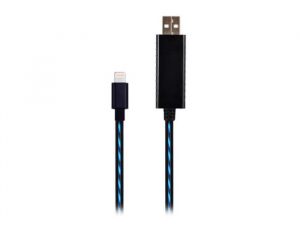 Glowing iOS Lightning Charging Cable