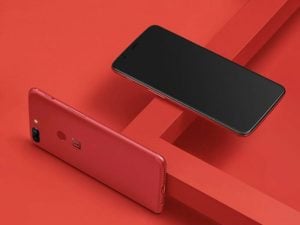 Lava Red OnePlus 5T