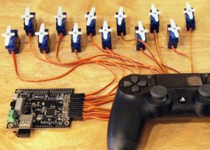 Easily Control Servos Using A PlayStation 4 Controller