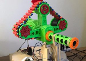 Raspberry Pi Powered Nerf Sentry Gun