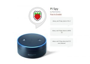 Raspberry Pi Spy Alexa Skill Created