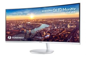 Samsung 34 Inch QLED Thunderbolt 3 Monitor